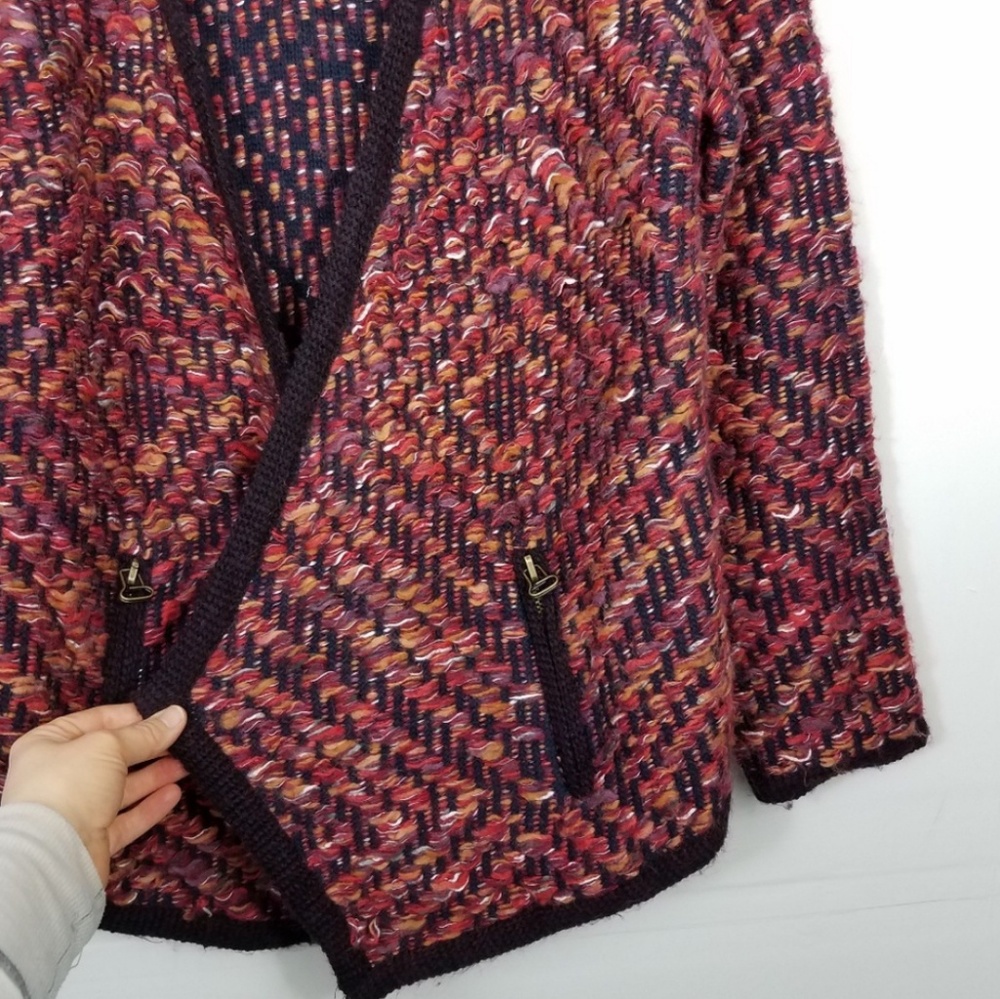 Moth Keavy Open Front Mohair Sweater Jacket - Picture 4 of 8